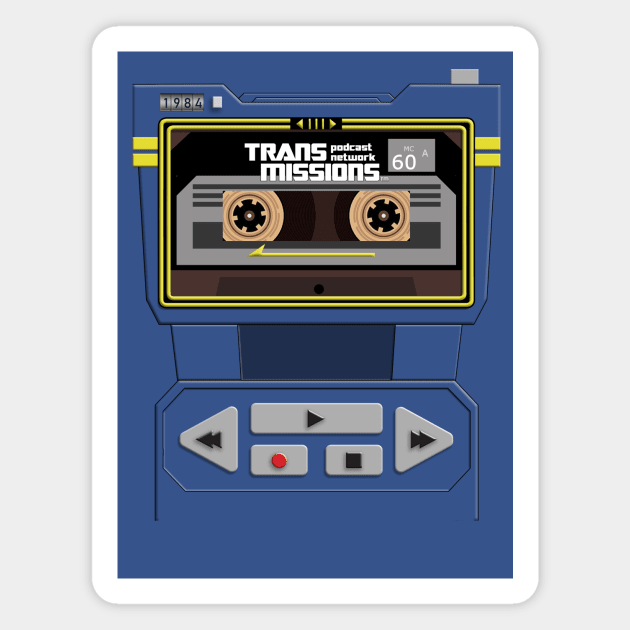 TransMissions Classic TapeMan Magnet by TransMissions Podcast